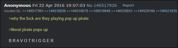 Pop-up pirate